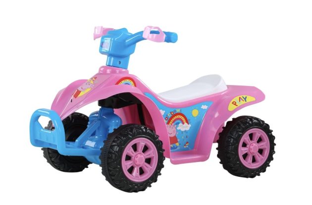 6V Peppa Pig ATV Quad, 6V Battery Powered Ride On